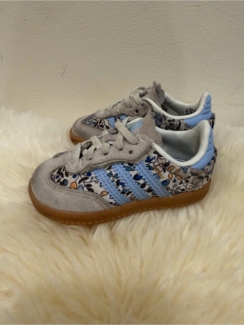 Adidas Samba London Liberty Blue Floral Shoes